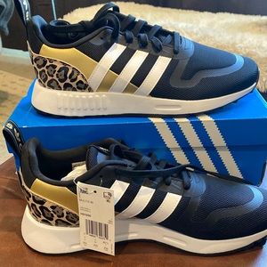 ADIDAS Originals MULTIX Women's Sneaker BlackLeopard Print Multi Sz H01900 NWT